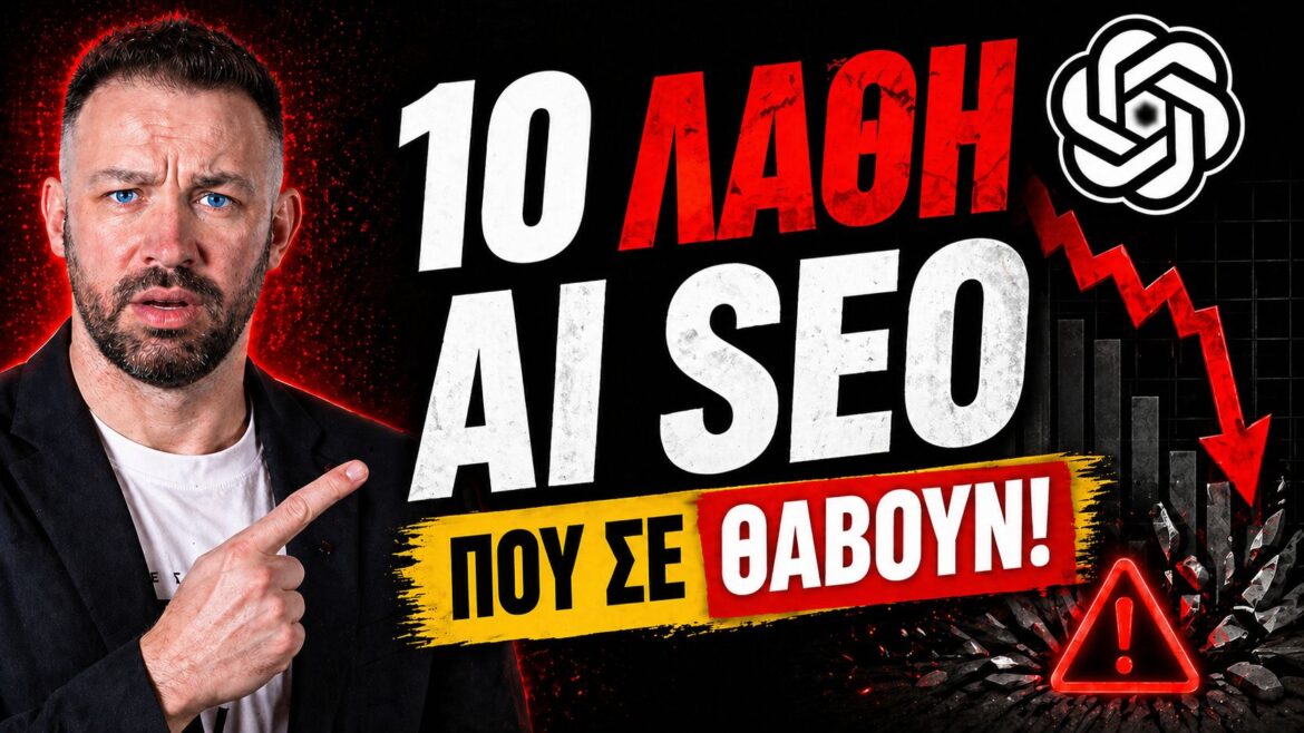 AI SEO σε Βάθος: 10 Λάθη που Πληρώνουν με Επισκεψιμότητα οι Επιχειρήσεις